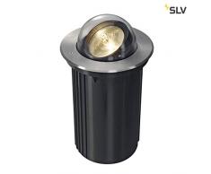 SLV, Faretto da incasso a pavimento, forma rotonda, in acciaio Inox, G5.3