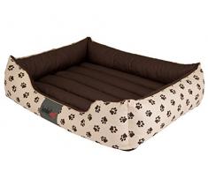 Hobbydog XL PREBWL8 Cuccia per Cani, Misura XL, 80 x 60 cm, in Coduro Resistente, Copertura Rimovibile, Prodotto Europeo, XL, Beige, 3.2 kg