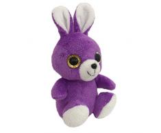 Enesco 770882 Peluche Coniglio Lapy, Viola, 16 cm, Poliestere, 14x14x16 cm