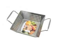 Apollo Deep bistecchiera, in Acciaio Spazzolato, Argento, 32Â x 22Â x 10Â cm