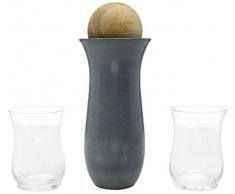 Sparq Amanti del Whisky Decanter, Grigio, Set di 2