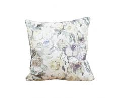 Belssia Cuscino Floreale, Velluto, 50Â x 50Â x 17Â cm