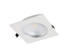 Sulion Cobdown Faretto ad Incasso Downlight LED, 30Â W, Bianco