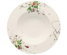 Rosenthal Brillance - Piatto Fondo con Ala in Porcellana di Osso, Multicolore, 23 cm
