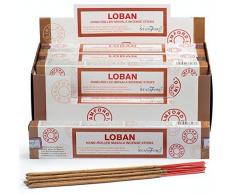 Puckator Stamford 37273 - Incenso Loban Masala, 15 Bastoncini x 12 Confezioni, Colore: Nero, Taglia Unica