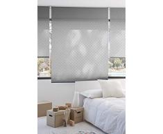 Estoralis MOTAS-2 Tende a Rullo Estampa Digital Easy Fix, Poliestere, Grigio, 120 x 150 cm