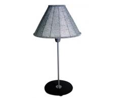 Naeve Leuchten, Lampada da tavolo con perle in vetro, 40 watt, E14