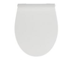 Wenko 21902100 - Sedile Copri WC LED, con Luce Notturna e sensore Acustico, in Duroplast, Colore: Bianco
