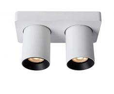 Lucide 09929/10/31 - Faretto a soffitto, in alluminio, 10 W, colore: Bianco