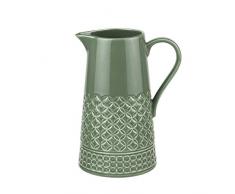Portmeirion Home & Gifts Grande brocca Goffrata, Verde, 28cm/11