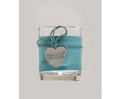 LUXE LODGE Portacandele, Verde Tiffany, Unica