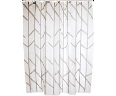 MSV Premium Albero Tenda da Doccia in Poliestere, Grigio, 180Â x 200Â cm