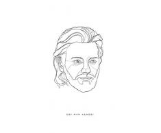 Komar Quadro da Parete Star Wars Classic Force Faces Obi WAN, per cameretta dei Bambini, Decorazione, Stampa Senza Cornice Disponibile in 3 Misure, Multicolore, WB103-50x70