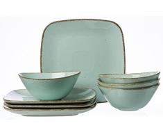 Ritzenhoff & Breker Servizio da tavola casa, 8Â Pezzi, Ceramica, Blu, 33Â x 33Â x 18Â cm, 8Â unitÃ 