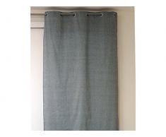 Tenda con Occhielli Jeans Blu Marino
