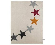 benuta Avalon Stars - Tappeto Moderno, 120 x 170 cm, Colore: Beige