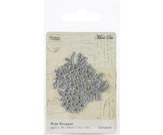 Couture Creations Mini Taglio Fustella BOUQ, Bouquet di Rose 1,8 x 1,8 cm Unica