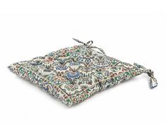 Galileo Casa 2420352 Cuscino Sedia, Poliestere, Multicolore