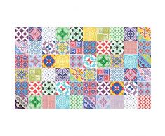 Ambiance-Live, Adesivo da Parete, Adesivo murale: Piastrelle di Cemento per pareti - Azulejos - 15 x 15 cm - 60 Pezzi