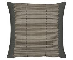 Apeltstoffe, Federa per Cuscino, Motivo: Tappeto di bambù, Circa 49 x 49 cm, Marrone (Braun)