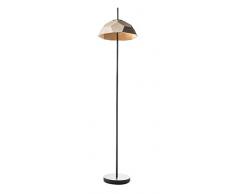 Twist Design Mosen Lampada da Terra E27, 40 W, Tortora, Nero, 34x34x160 cm