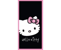 Ciao Kitty Asciugamano, Colore: Nero e Rosa