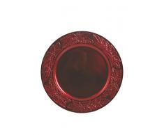 Galileo Casa Stella Natale Sottopiatto, Melamina, Rosso, 33x33x2 cm