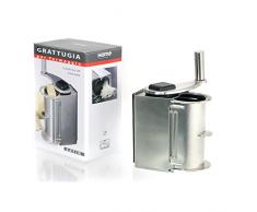 HOME 0 Professional Grattugia Inox Satin Utensili da Cucina, Acciaio Inossidabile