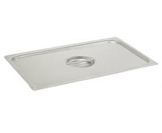 Pentole Agnelli COIXGNL19000 Coperchio Gastronorm 1/9, Acciaio Inossidabile, Argento, 10.8 x 17.60cm