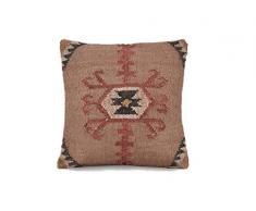 Moycor 7661660 - Cuscino Yute in Marrone, 60x60