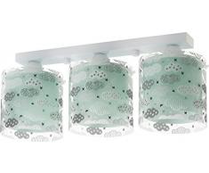 Dalber Nuvole Lampada da soffitto 60 W, Multicolore, 205 x 510 x 150