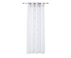 Ready Danubio Tenda con Occhielli, Tessuto, Malva, 145Â x 3Â x 270Â cm