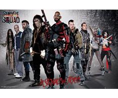 Suicide Squad - Group - Druck Plakat Film Poster - GrÃ¶Ãe 91,5x61 cm