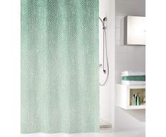 Kleine Wolke Cascada - Tenda da Doccia in PEVA, 180 x 200 cm, Colore: Smeraldo