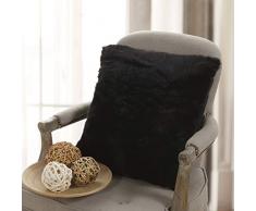 Duck River - Cuscino decorativo in pelliccia di kodiak, Grigio (conchiglia), 50,8 x 50,8 cm