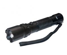 Avalva 5740 torcia elettrica, alluminio, nero