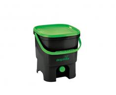 BOKASHI 19750069 - Compostiera Organico e attivatore, Nero/Verde, 16l