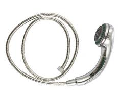 Galileo Casa 2172539 Soffione Doccia Cromata Multifunzione, Metallo, Argento, 1x1x150 cm