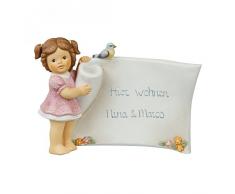 Goebel 11742103 Targa per porta, Statuetta, Porcellana, Multicolore, 16,5 x 4,5 x 15 cm