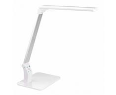 Alco LED lampada da scrivania, 5Â scomparto dimmerabile, Plastica Alluminio, bianco 10 wattsW