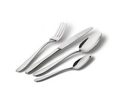 Paul Wirths 24Â Set di Posate Pezzi, per 6Â Persone, 18/10, in Acciaio Inox lucidato, Cultura 44, w10044510, Acciaio Inox, Argento, 24 Pezzi