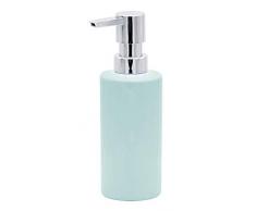 Ridder BeautÃ© - Dispenser per Sapone in Porcellana, Colore: Verde Menta 6,4 x 6,4 x 18,5 cm