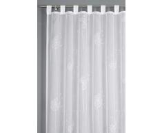 Gardinia Tenda con Occhielli, Bianco, 140 x 245 cm, Tela