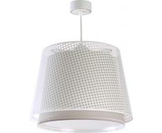 Dalber - Lampada da soffitto E-27, Beige, Multicolore, 33 x 33 x 25