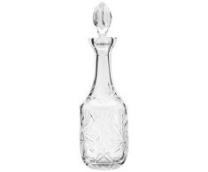 Crystaljulia 02339 - Caraffa per vino, in cristallo al piombo, 1000 ml