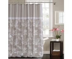 Duck River Textile Clara Tenda da Doccia, Lino, 70x72