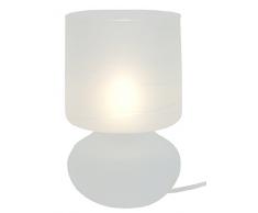 Tosel 62389 - Lampada da comodino Katia, in vetro, 60 W E14 Oro opaco