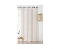 Linder - Tenda, 43 percentviscosa, 36% Poliestere, 21% Lino, 135 x 240 cm, Colore: Beige
