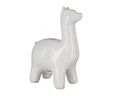 Paladone Llama Salvadanaio, Ceramica, Multicolore, 6.5 x 13.5 x 17.5 cm