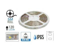 Striscia a led Strip LED con 600 LED 12V int esterno 36 W luce calda VT-2038